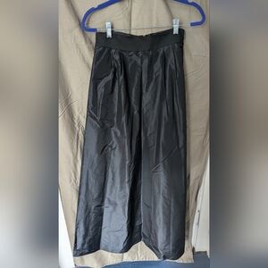 Banana Republic Charcoal Satin Skirt